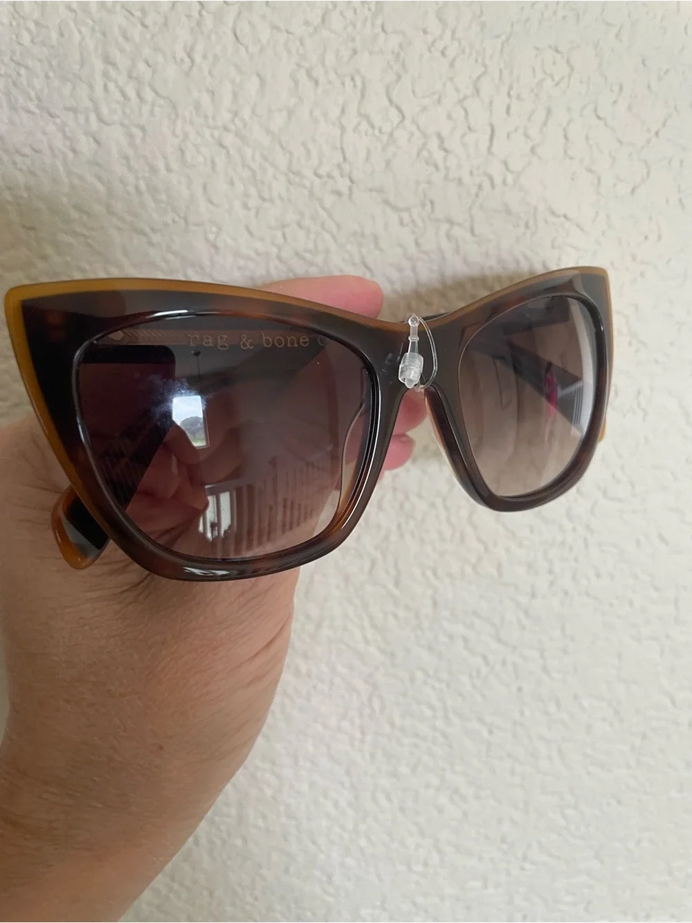 Rag & Bone Tortoiseshell Cat Eye Sunglasses - Brown
